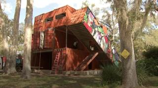 Shipping container house